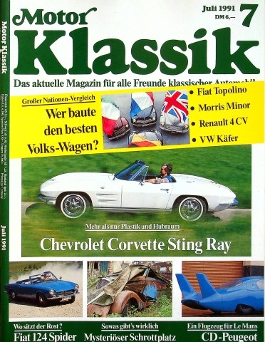 Deckblatt Motor Klassik (07/1991)